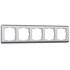 Рамка на 5 постов Werkel Stream серебряный W0052106 4690389172755