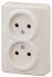 Розетка 2х2P Эра 11-2202-02 Б0020683 Розетка 2х2P Эра 11-2202-02 Б0020683