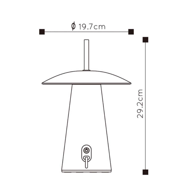 Переносной светодиодный фонарь Lucide LA DONNA 27500/02/31
