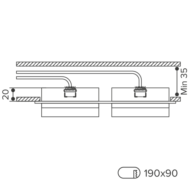 Встраиваемый светильник Wolta Luce WDL-GX53/06W-02 Встраиваемый светильник Wolta Luce WDL-GX53/06W-02