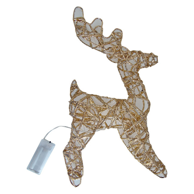 Светодиодная фигура Uniel ULD-M2430-030/STB/3AA WARM WHITE IP20 GOLDEN DEER UL-00012364 Светодиодная фигура Uniel ULD-M2430-030/STB/3AA WARM WHITE IP20 GOLDEN DEER UL-00012364