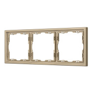 Рамка пластиковая Arlight FRM-NOBE-SFPL-3-GD 054221