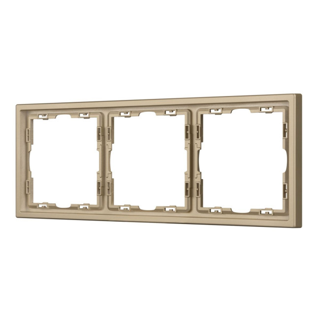 Рамка пластиковая Arlight FRM-NOBE-SFPL-3-GD 054221