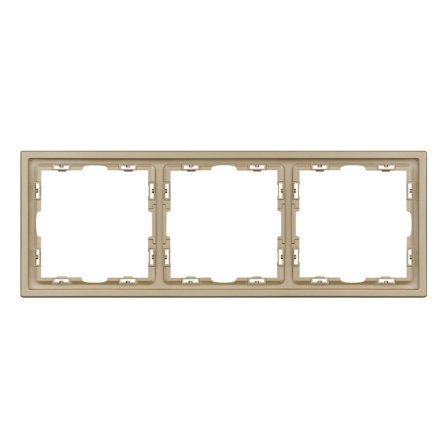 Рамка пластиковая Arlight FRM-NOBE-SFPL-3-GD 054221