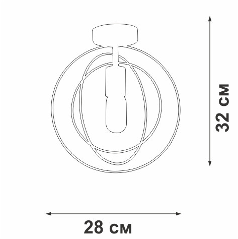 Потолочный светильник Vitaluce V3794-0/1PL Потолочный светильник Vitaluce V3794-0/1PL