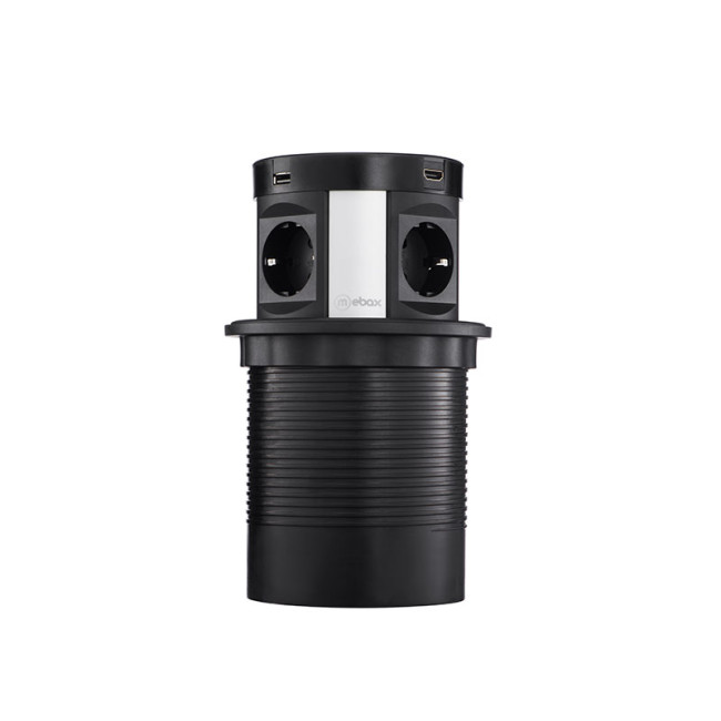 Блок розеток 107J (4 секции, 2 USB и 2 HDMI) Mebax 00-00001465
