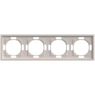 Рамка 4-местная Stekker Эмили PFR00-5004-08 кашемир soft touch 49913