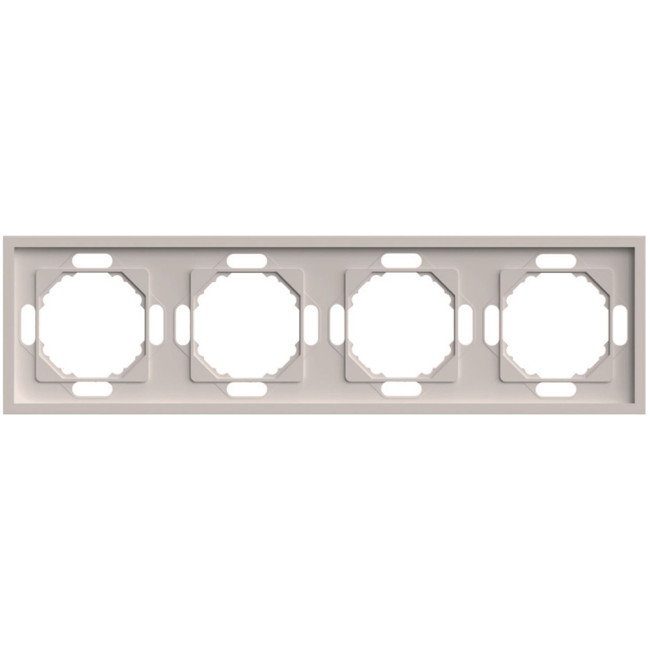 Рамка 4-местная Stekker Эмили PFR00-5004-08 кашемир soft touch 49913 Рамка 4-местная Stekker Эмили PFR00-5004-08 кашемир soft touch 49913