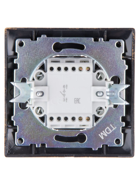 Выключатель одноклавишный Лама TDM Electric SQ1815-0743