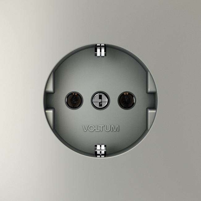 Розетка Voltum S70 VLS040105 (сталь)