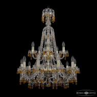 Подвесная люстра Bohemia Ivele Crystal 1410/10+5/240/XL-91/2d G V1003 Подвесная люстра Bohemia Ivele Crystal 1410/10+5/240/XL-91/2d G V1003