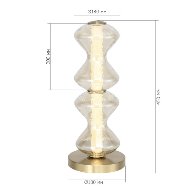 Настольная лампа ST Luce Spine SL6136.214.01 Настольная лампа ST Luce Spine SL6136.214.01