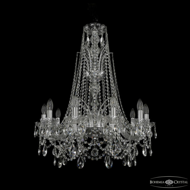 Подвесная люстра Bohemia Ivele Crystal 1411/10/240/XL-84 Ni