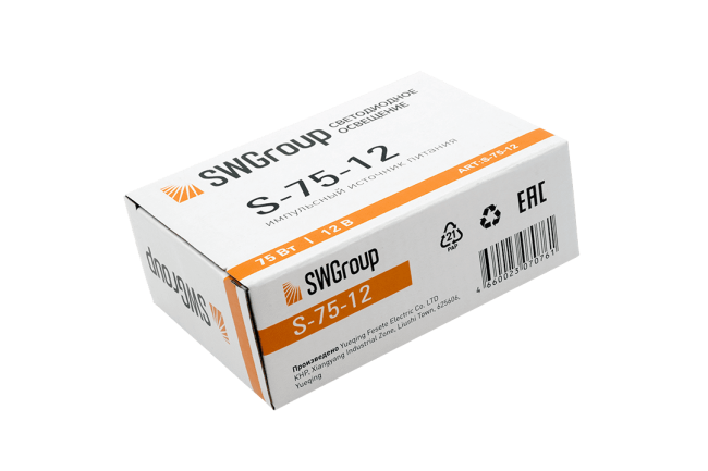 Блок питания SWG S-75-12 000298 Блок питания SWG S-75-12 000298