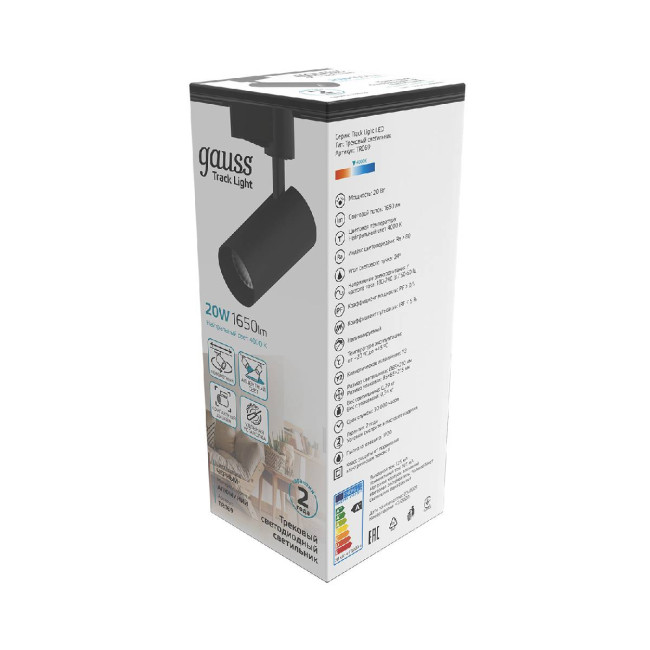 Трековый светодиодный светильник Gauss Track Light Led TR069 Трековый светодиодный светильник Gauss Track Light Led TR069