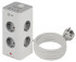 Сетевой фильтр ЭРА TWR-8es-1,5m-4USB-W башня с защитой заземлением с выключателем 8 розеток+4xUSBA+C 1,5м 16А белый Б0069071 Сетевой фильтр ЭРА TWR-8es-1,5m-4USB-W башня с защитой заземлением с выключателем 8 розеток+4xUSBA+C 1,5м 16А белый Б0069071
