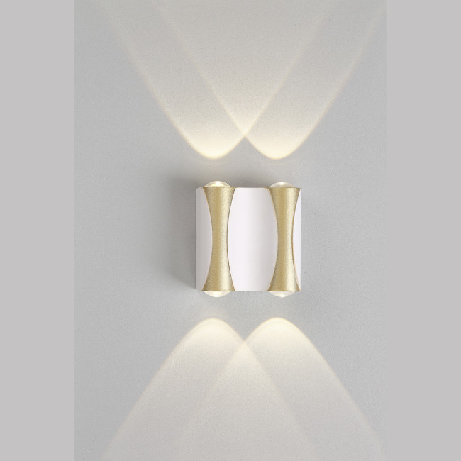 Уличный настенный светильник Crystal Lux CLT 022W2 WH-GO 4000K Уличный настенный светильник Crystal Lux CLT 022W2 WH-GO 4000K