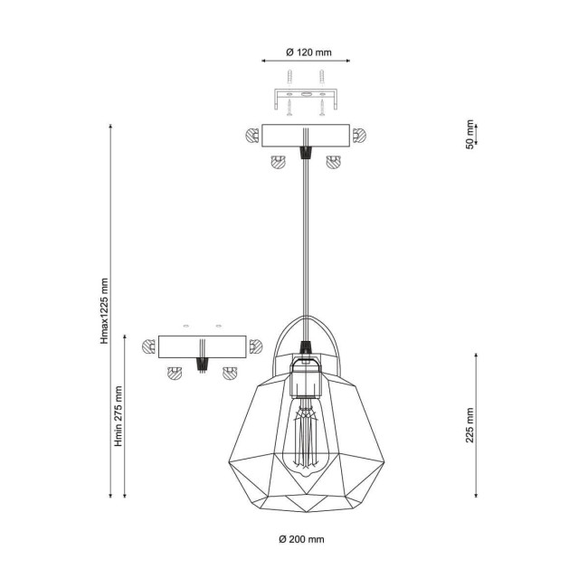 Подвесной светильник Lucia Tucci Narni 1941.1 White Подвесной светильник Lucia Tucci Narni 1941.1 White