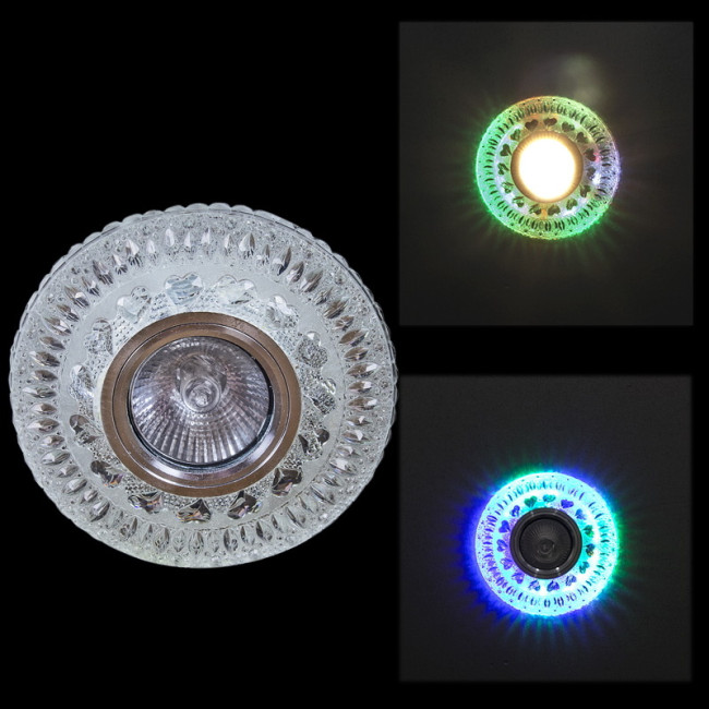 Встраиваемый светильник Reluce 10499-9.0-001CNB MR16+LED3W CL/RGB