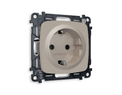 Комплект механизма розетки с/з на винтовых зажимах Ambrella Volt Omega MO366010