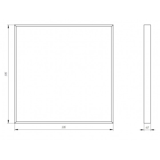 Светодиодная панель Эра SPO-910-2-65K-038 Б0058654 Светодиодная панель Эра SPO-910-2-65K-038 Б0058654