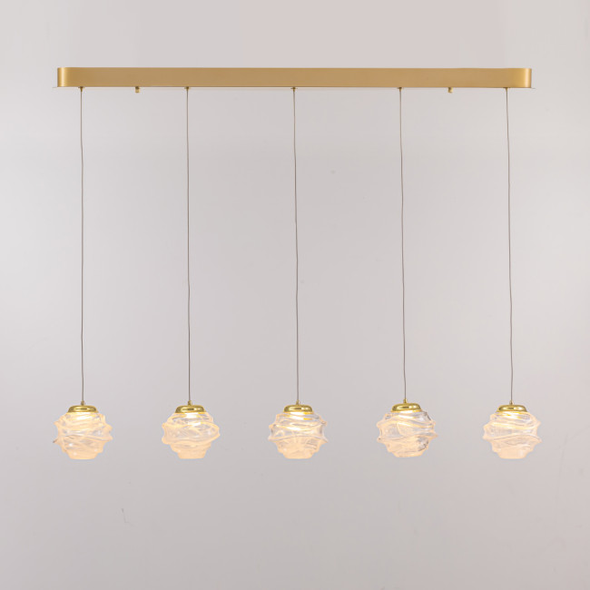 Подвесной светильник MD25030003-5B gold/clear