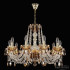 Подвесная люстра Bohemia Ivele Crystal 5402/10/240 G Amber/M-1H K721 Подвесная люстра Bohemia Ivele Crystal 5402/10/240 G Amber/M-1H K721