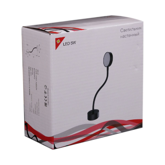 Гибкое бра Reluce 86206-9.2-001MN LED5W BK Гибкое бра Reluce 86206-9.2-001MN LED5W BK