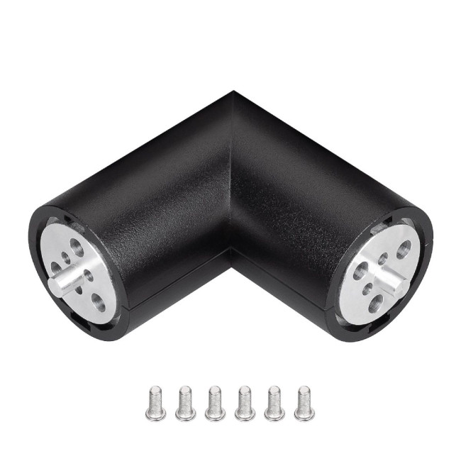 Соединитель профиля Arlight ROUND-D36-360-90 BLACK 050543 Соединитель профиля Arlight ROUND-D36-360-90 BLACK 050543