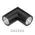 Соединитель профиля Arlight ROUND-D36-360-90 BLACK 050543 Соединитель профиля Arlight ROUND-D36-360-90 BLACK 050543