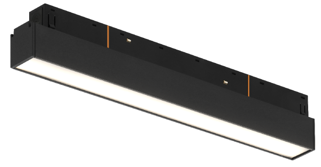 Трековый магнитный светильник iLedex Vision 4822-001-L300-12W-110DG-3000K-BK