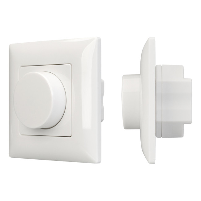 Панель Arlight Smart-P14-Dim-IN White (230V, 3A, 0-10V, Rotary, 2.4G) 025037 Панель Arlight Smart-P14-Dim-IN White (230V, 3A, 0-10V, Rotary, 2.4G) 025037