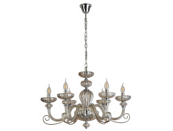 Подвесные люстры Newport 8626/C chrome cognac М0071597 Подвесные люстры Newport 8626/C chrome cognac М0071597