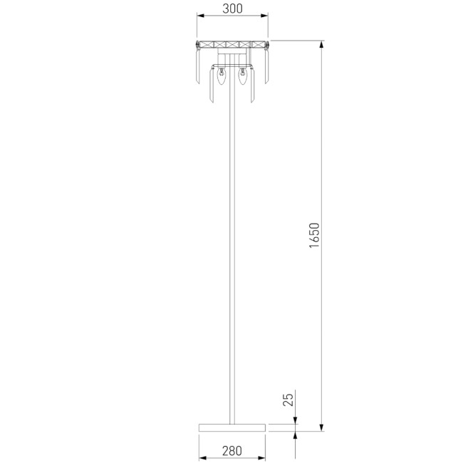 Торшер Eurosvet Elegante 01137/3 золото/прозрачный хрусталь Strotskis a060649 Торшер Eurosvet Elegante 01137/3 золото/прозрачный хрусталь Strotskis a060649