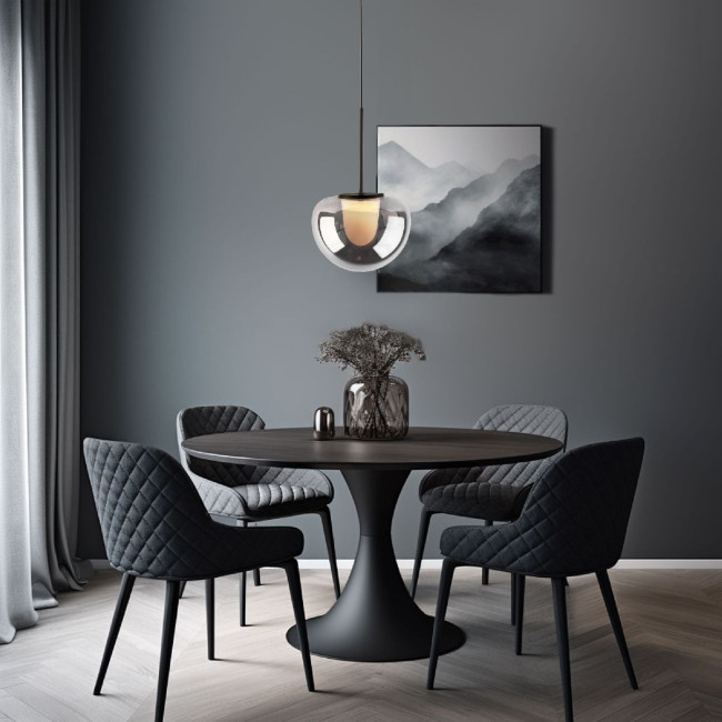 Подвесной светильник Eurosvet Twice 90325/1 черный a065922 Подвесной светильник Eurosvet Twice 90325/1 черный a065922