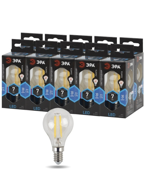 Лампа светодиодная Эра E14 7W 4000K F-LED P45-7W-840-E14 Б0027947