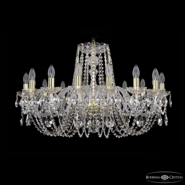 Подвесная люстра Bohemia Ivele Crystal 1402/16/300 G