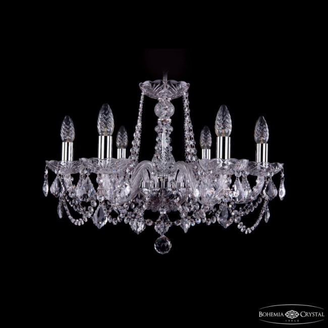 Подвесная люстра Bohemia Ivele Crystal 1402/6/195 Ni Leafs