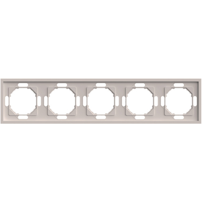 Рамка 5-местная Stekker Эмили PFR00-5005-08 кашемир soft touch 49914 Рамка 5-местная Stekker Эмили PFR00-5005-08 кашемир soft touch 49914