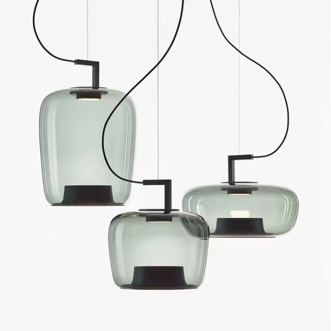 Подвесной светильник 8871P/C L black/light green Подвесной светильник 8871P/C L black/light green