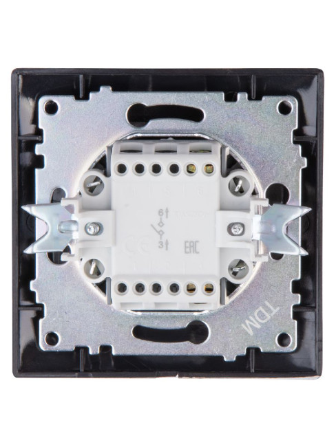 Выключатель одноклавишный Лама TDM Electric SQ1815-0643