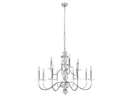 Подвесная люстра Newport Vanessa 3878+4/С nickel М0070882