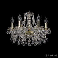 Подвесная люстра Bohemia Ivele Crystal 1409/6/141 G Подвесная люстра Bohemia Ivele Crystal 1409/6/141 G