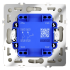 Выключатель с самовозвратом двухклавишный Voltum S70 VLS020604 (шелк)