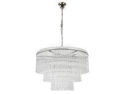 Подвесная люстра Newport 3689+9/C nickel М0069627 Подвесная люстра Newport 3689+9/C nickel М0069627