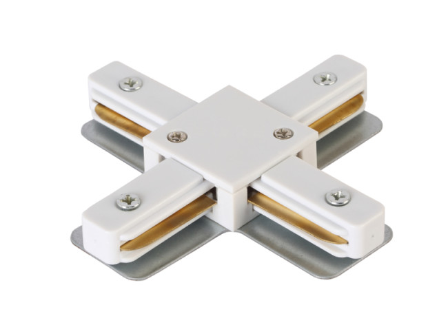 Соединитель X-образный (однофазный) Crystal Lux CLT 0.211 CLT 0.211 09 WH Соединитель X-образный (однофазный) Crystal Lux CLT 0.211 CLT 0.211 09 WH
