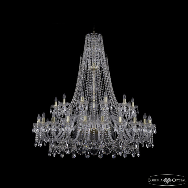 Подвесная люстра Bohemia Ivele Crystal 1411/24+12/530/XL-152 G
