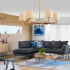 Люстра на штанге ImperiumLoft Stavra Jorgenson White/Light Wood 203575-26 Люстра на штанге ImperiumLoft Stavra Jorgenson White/Light Wood 203575-26
