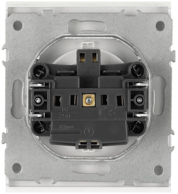 Розетка ЭРА Arktik 16-2101-01 с заземлением 2P+E Schuko 16А-250В белый Б0070414