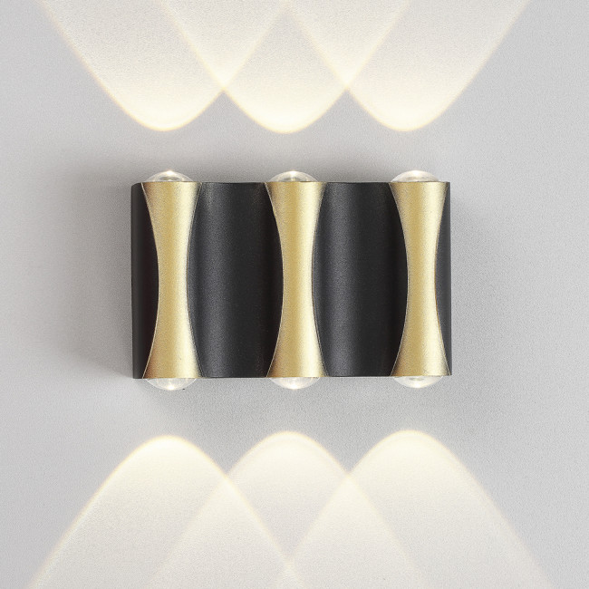 Уличный настенный светильник Crystal Lux CLT 022W3 BL-GO 4000K Уличный настенный светильник Crystal Lux CLT 022W3 BL-GO 4000K